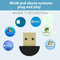 Bluetooth 50 USB Wireless Audio Music Stereo Adapter Dongle Receiver For TV PC 1