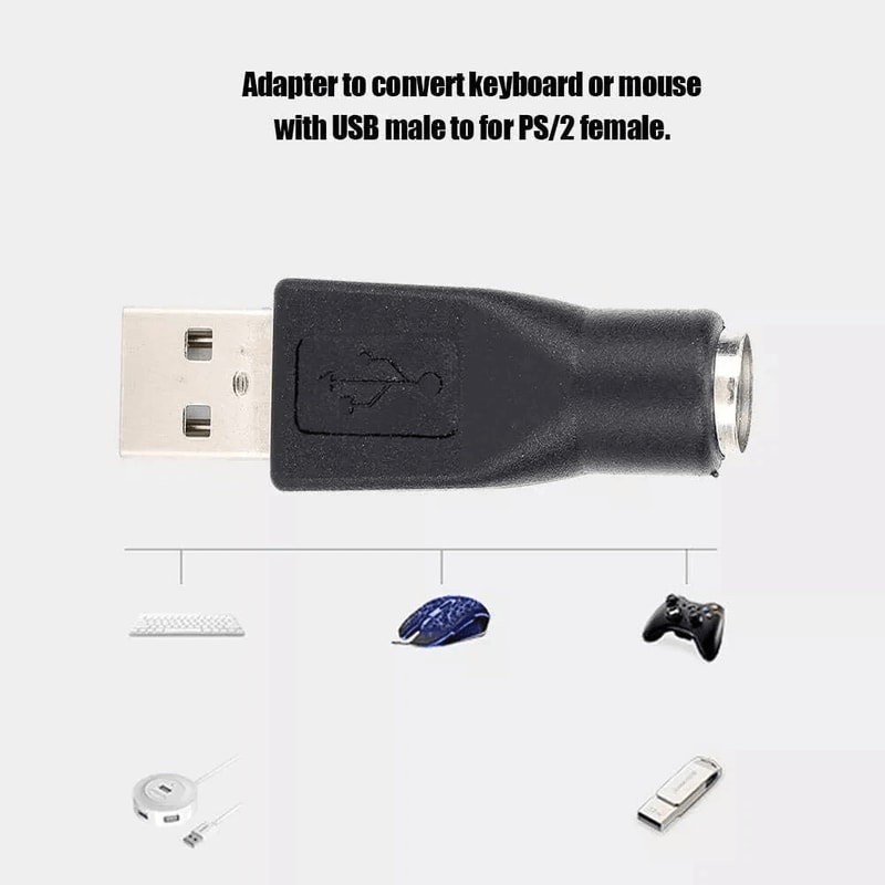 Female To USB Male Converter Adapter USB Connector For Mouses Connect PC Mouses Easily 1