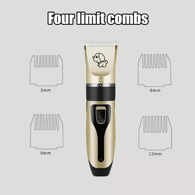 Rechargeable Cordless Electric Hair Clipper Trimmer Set Dog Cat Pet Grooming Kit For Effortless Gro 1
