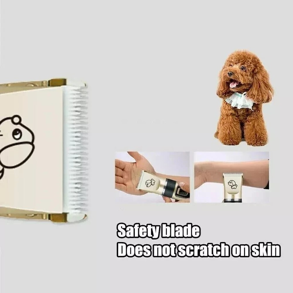 Rechargeable Cordless Electric Hair Clipper Trimmer Set Dog Cat Pet Grooming Kit For Effortless Gro 4