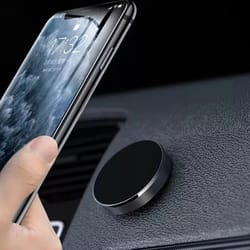 magnetic car mount holder for samsung galaxy, iphone, universal cell phone holder for car, dashboard mount, easy to use