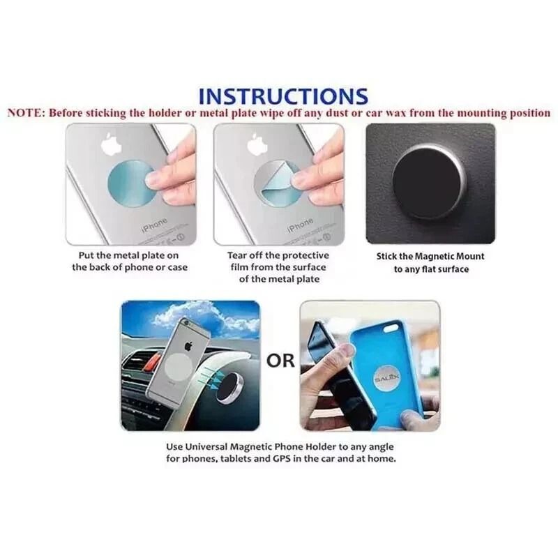 Magnetic Car Mount Holder For Samsung Galaxy IPhone Universal Cell Phone Holder For Car Dashboard M 4