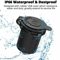 Motorcycle Boat 12V Waterproof Car Socket Cigarette Lighter Power Plug Outlet For Reliable Charging 9