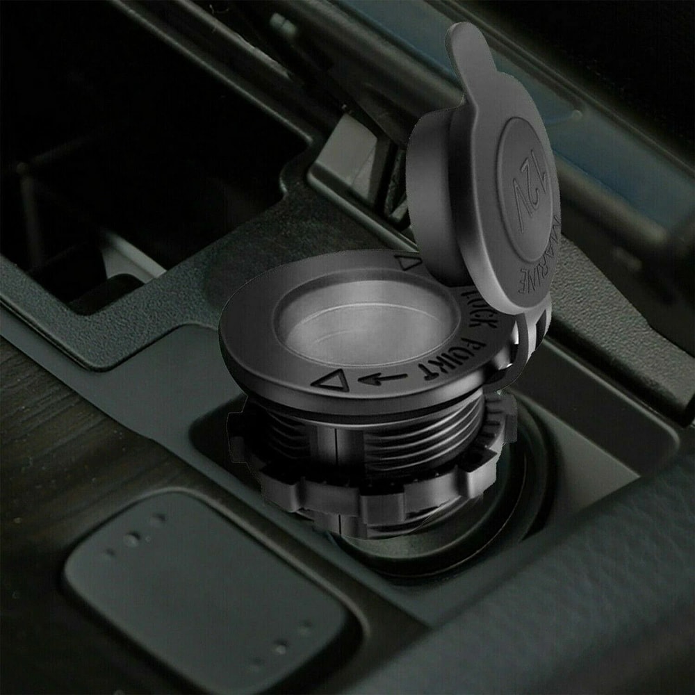 Motorcycle Boat 12V Waterproof Car Socket Cigarette Lighter Power Plug Outlet For Reliable Charging 0