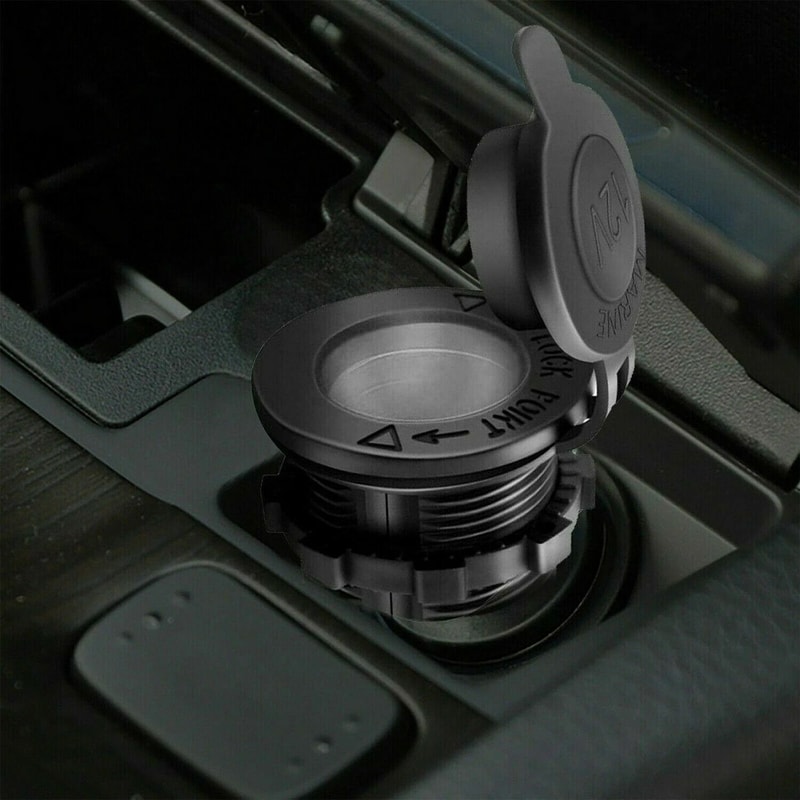 Motorcycle Boat 12V Waterproof Car Socket Cigarette Lighter Power Plug Outlet For Reliable Charging 0
