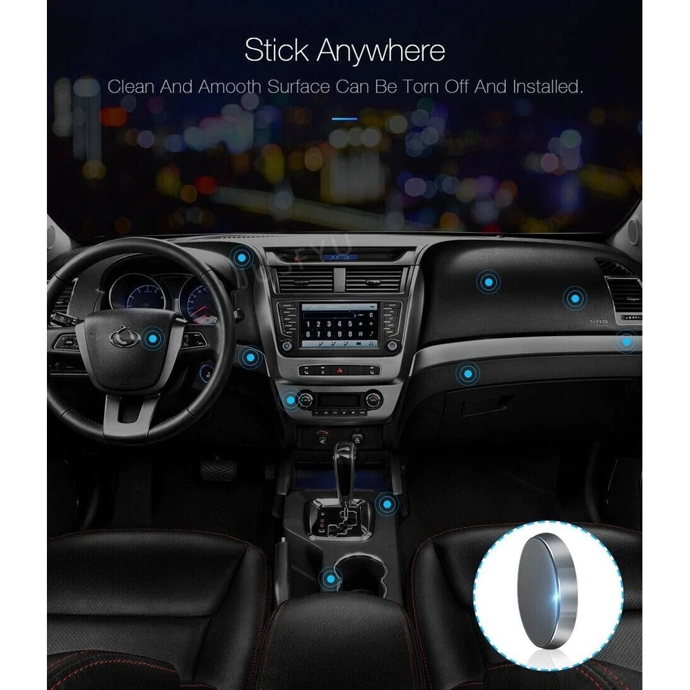 Magnetic Phone Holder Car Dashboard Mount Stand Compatible With Samsung Galaxy IPhone 4