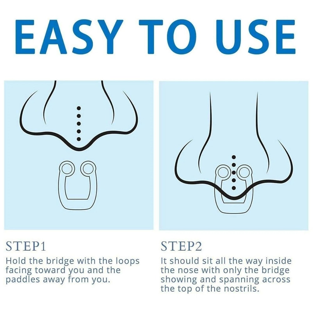 Silicone Magnetic Anti Snore Stop Snoring Nose Clip Apnea Guard Sleep Aid For Nighttime Relief 1