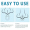 Silicone Magnetic Anti Snore Stop Snoring Nose Clip Apnea Guard Sleep Aid For Nighttime Relief 1
