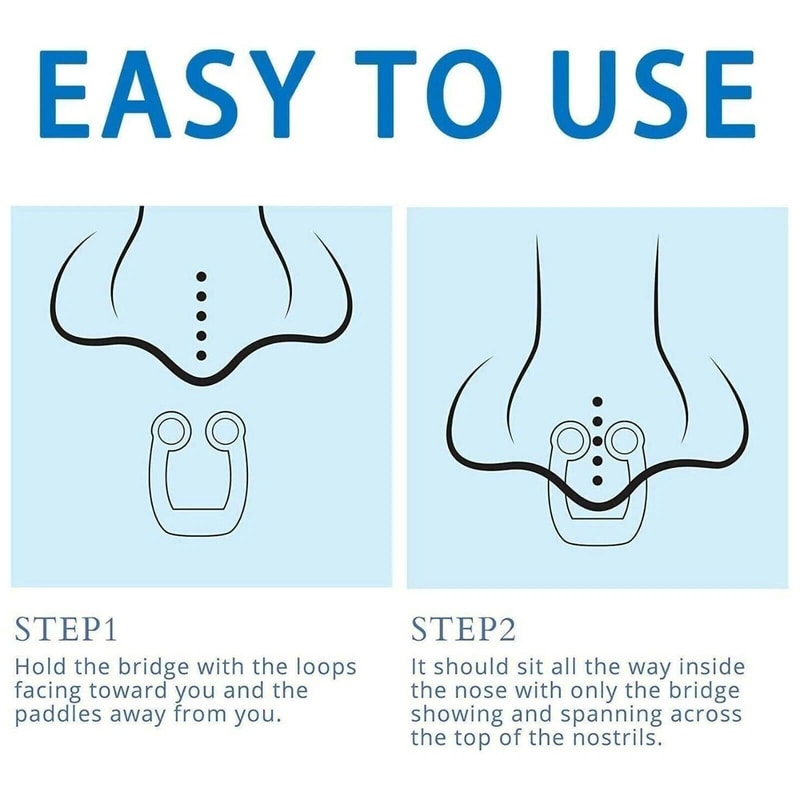 Silicone Magnetic Anti Snore Stop Snoring Nose Clip Apnea Guard Sleep Aid For Nighttime Relief 1