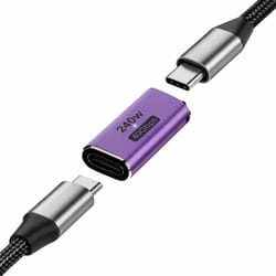 usb type c female to female adapter coupler, thunderbolt, compatibility