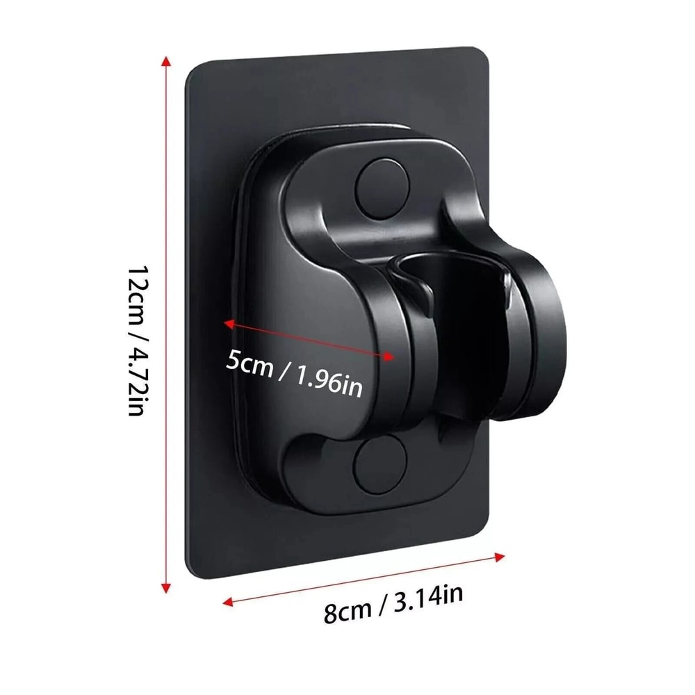 Adjustable Wall Mount Shower Bracket SelfAdhesive Handheld Shower Head Holder Sturdy And Secure 4