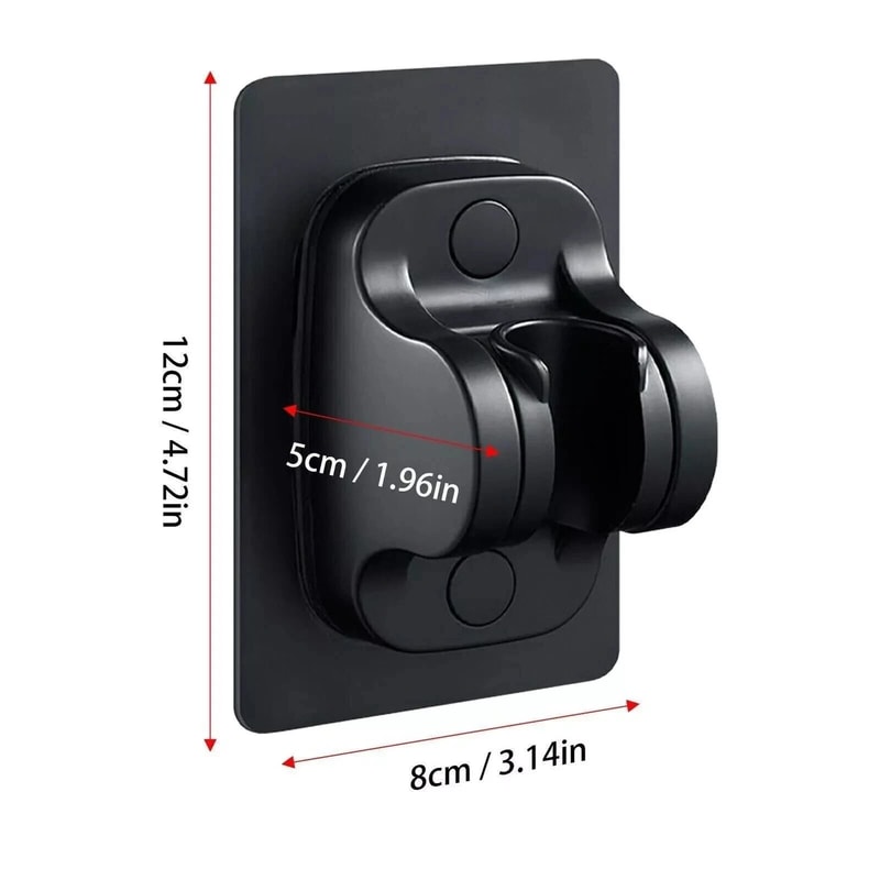 Adjustable Wall Mount Shower Bracket SelfAdhesive Handheld Shower Head Holder Sturdy And Secure 4