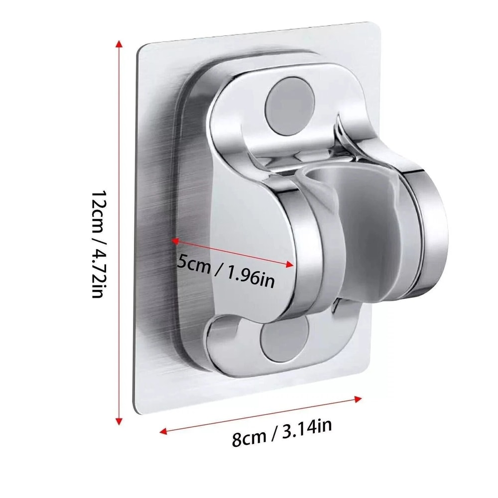 Adjustable Wall Mount Shower Bracket SelfAdhesive Handheld Shower Head Holder Sturdy And Secure 5