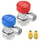 Auto AC Quick Connector Adapter Coupler Manifold Gauge For LowHigh HVAC Systems Precision Tool 0