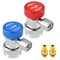 Auto AC Quick Connector Adapter Coupler Manifold Gauge For LowHigh HVAC Systems Precision Tool 0