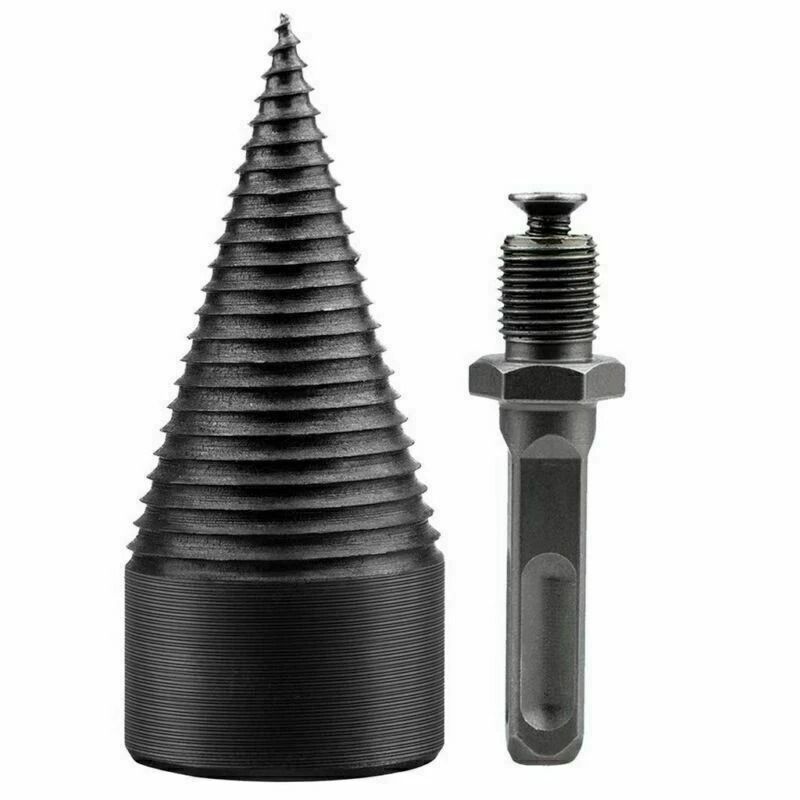 Firewood Drill Bit High Speed Twist Wood Splitter Screw Cone Driver For Efficient Firewood Splittin 11