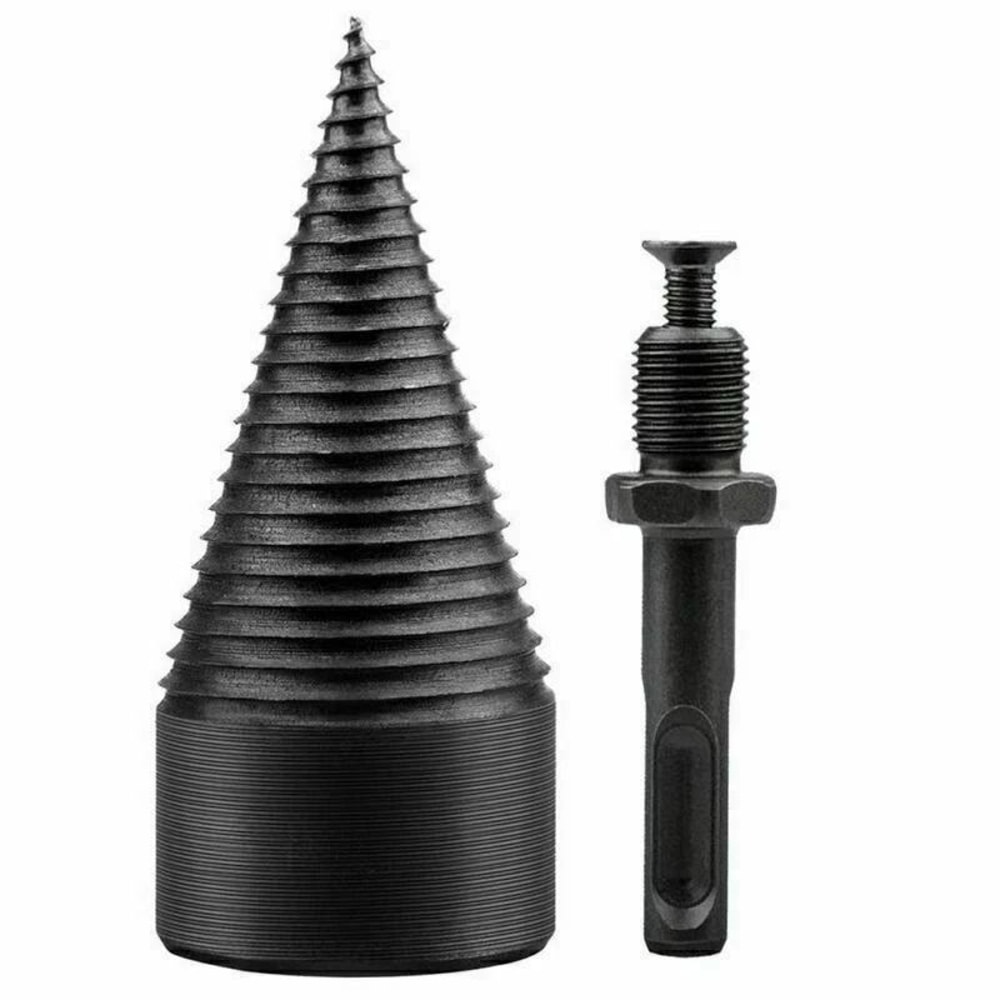 Firewood Drill Bit High Speed Twist Wood Splitter Screw Cone Driver For Efficient Firewood Splittin 10
