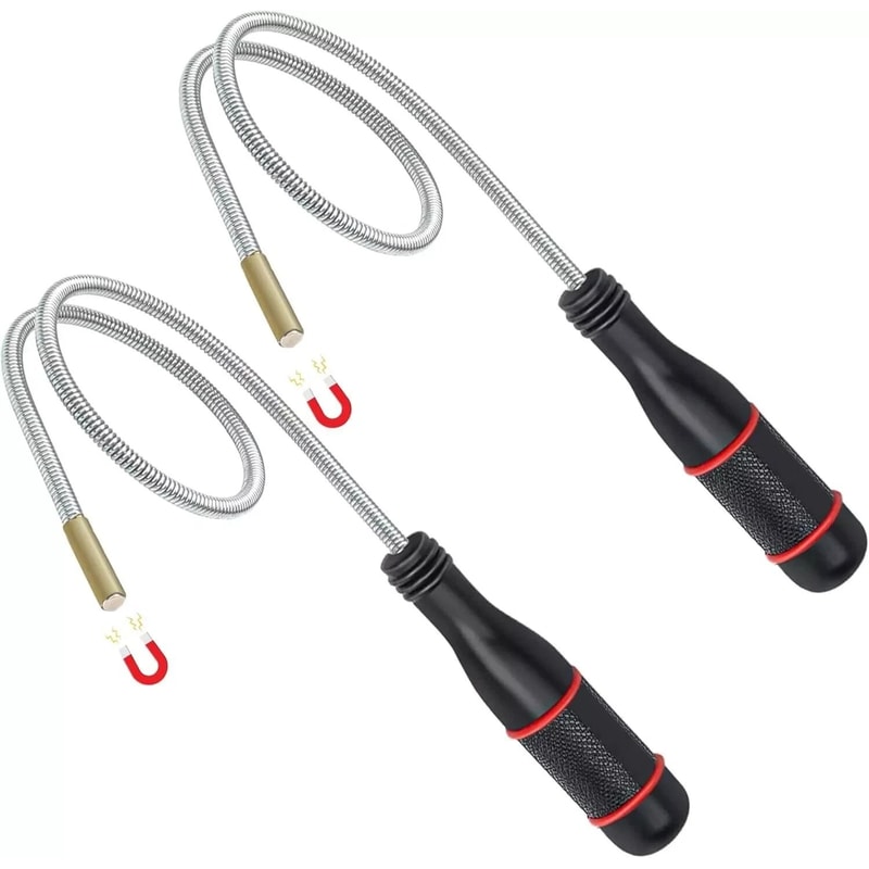 Flexible Grabber Stick Magnetic Telescoping Pickup Rod Tool Inspection Sweeper For Tight Spaces 0