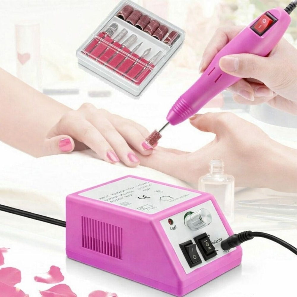Acrylic Pedicure Tool Set Kit Electric Nail File Drill Manicure Machine Art For Effortless Nail Car 0