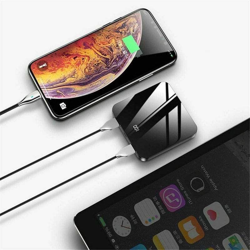 UltraThin Dual USB Portable Power Bank External Battery Charger Ideal For Fast Charging Devices 1