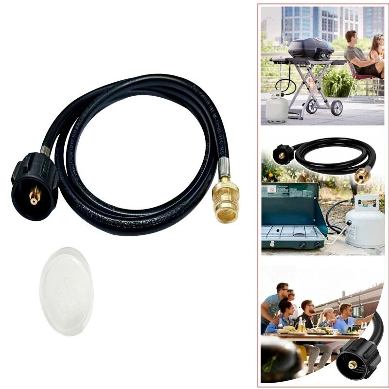 Propane Adapter Hose LP Tank To Gas BBQ Grill Camp Stove Outdoor Burner 5