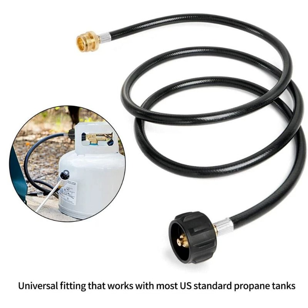Propane Adapter Hose LP Tank To Gas BBQ Grill Camp Stove Outdoor Burner 6