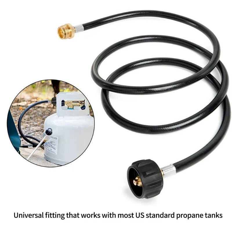 Propane Adapter Hose LP Tank To Gas BBQ Grill Camp Stove Outdoor Burner 6