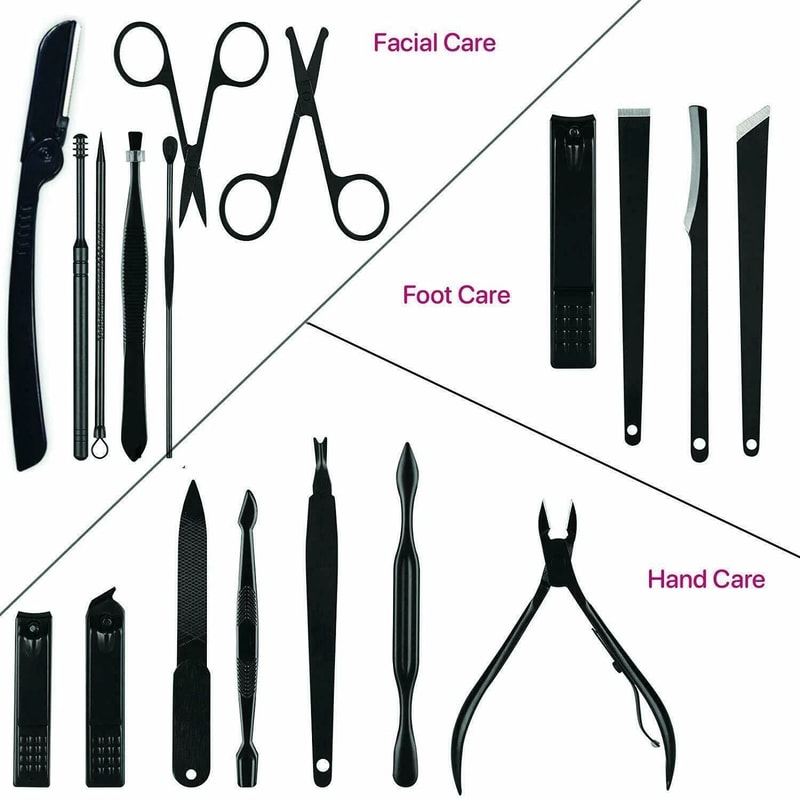 Professional Stainless Steel Manicure Set Pedicure Tools Nail Clippers For Precise Grooming 1