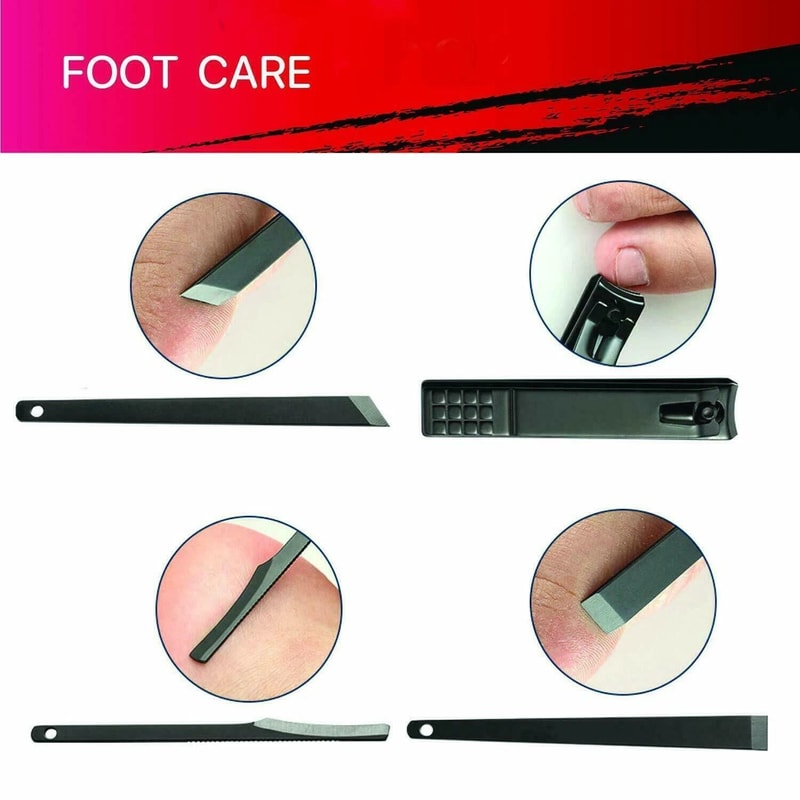 Professional Stainless Steel Manicure Set Pedicure Tools Nail Clippers For Precise Grooming 4