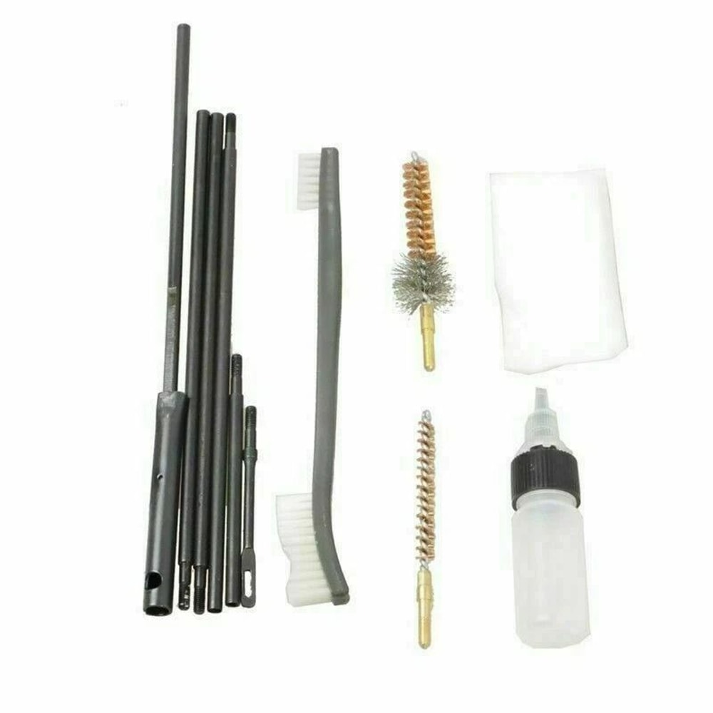 Rifle Gun Cleaning Kit Nylon Brush Cleaner With Pouch Gun Care Set 2