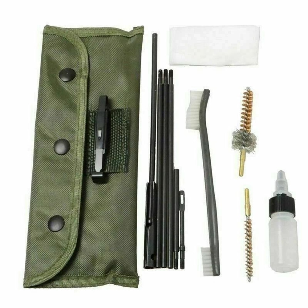 Rifle Gun Cleaning Kit Nylon Brush Cleaner With Pouch Gun Care Set 3