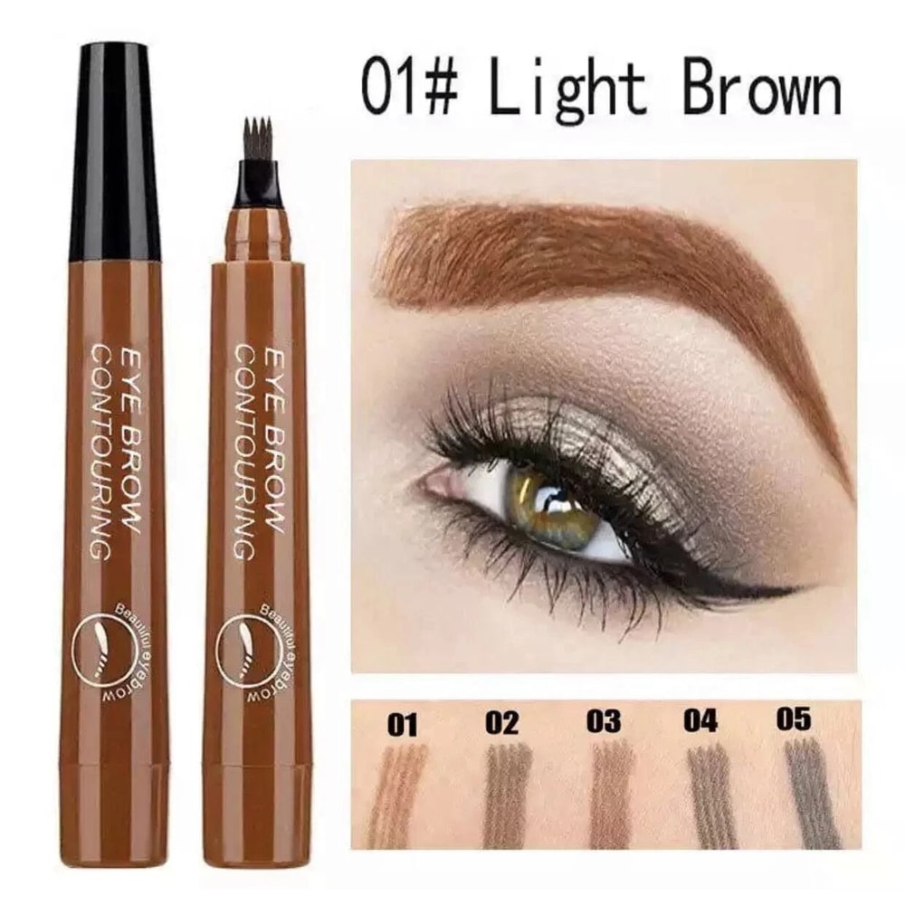 Long Lasting Microblading Tattoo Eyebrow Ink Pen 3D Fork Brow Pencil For Defined Eyebrows Makeup 11