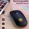 USB Rechargeable RGB Wireless Optical Mouse Cordless Mice For PC Laptop And More 11