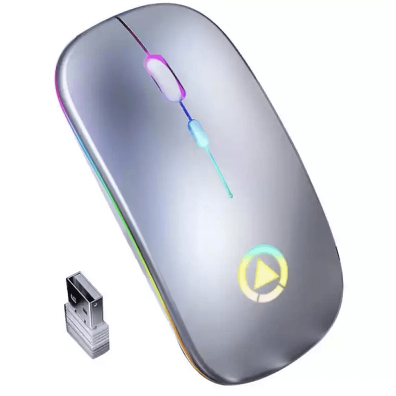 USB Rechargeable RGB Wireless Optical Mouse Cordless Mice For PC Laptop And More 13