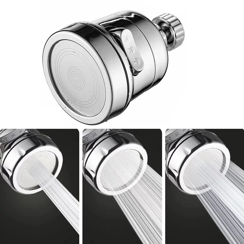 Water Saving Nozzle Sprayer Degree Rotating Faucet Movable Kitchen Tap Head For Easy Kitchen Tasks 4