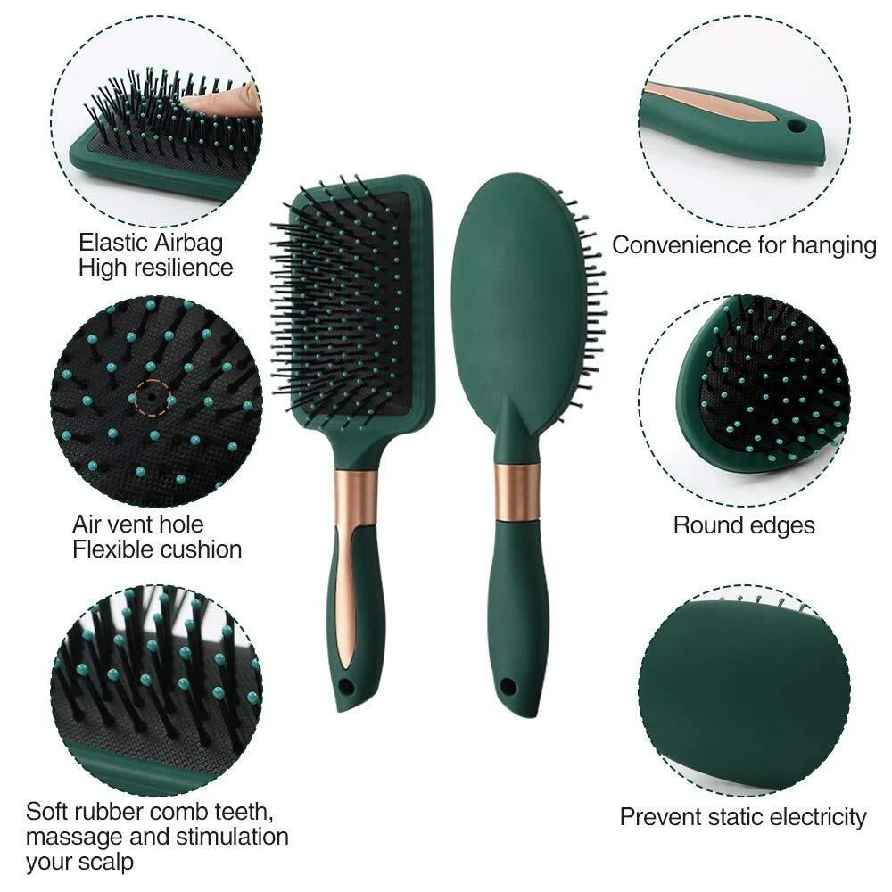 Anti Static Vented Hair Brush For Women Detangling Styling Brush Massage Brushes 1