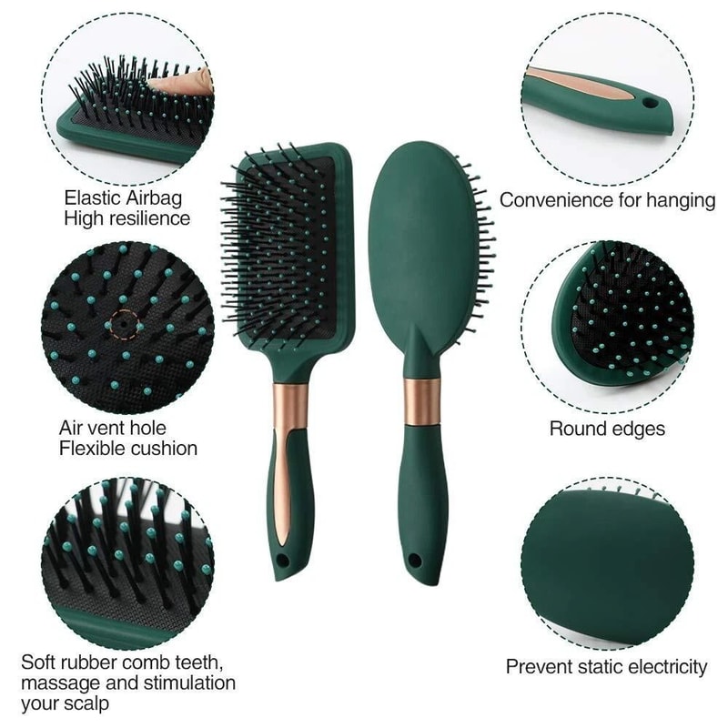 Anti Static Vented Hair Brush For Women Detangling Styling Brush Massage Brushes 1