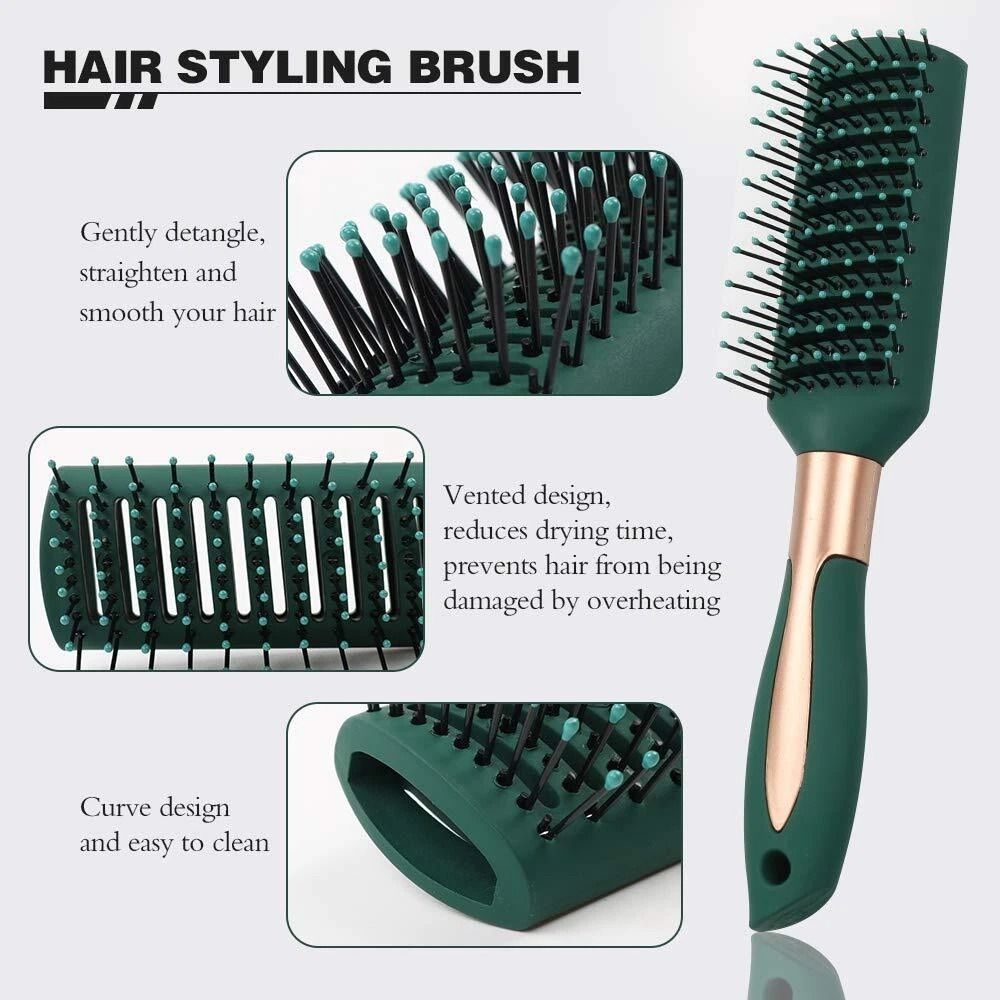 Anti Static Vented Hair Brush For Women Detangling Styling Brush Massage Brushes 9