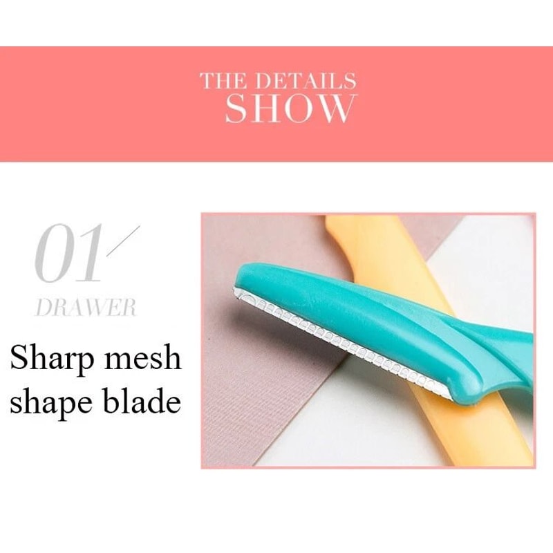 Blade Face Hair Trimmer Eyebrow Razor Shaver Dermaplaning Tool For Makeup Beauty And Skin Care 8