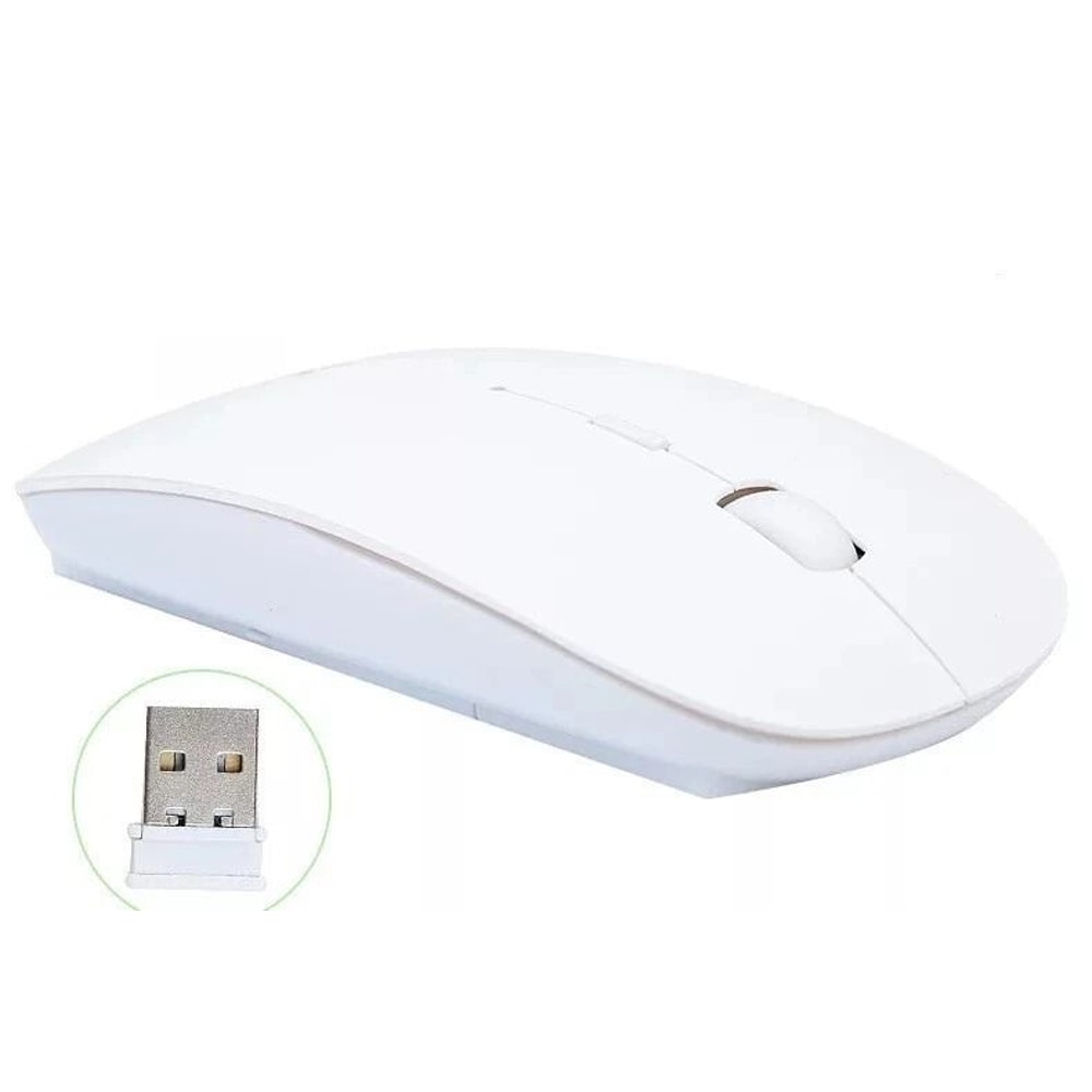 Wireless Optical Mouse For Apple Mac Macbook Pro White USB Mice For PC Macbook Air Pro 3