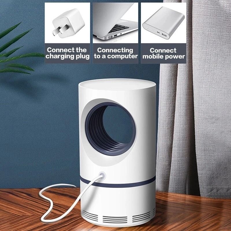 Mosquito Insect Killer Electric Fly Bug Zapper LED Light Trap Pest Control Lamp For Effective Pest 2