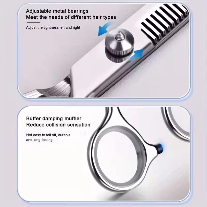Barber Thinning Shears Hair Dressing Scissors Adjustable Tension Thinner For Perfect Results 2