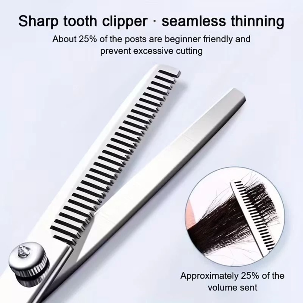 Barber Thinning Shears Hair Dressing Scissors Adjustable Tension Thinner For Perfect Results 6