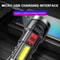 Flashlight USB Rechargeable Super Bright Torch Tactical Outdoor Camping Lamp HighPower LED Torch 4