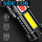 Flashlight USB Rechargeable Super Bright Torch Tactical Outdoor Camping Lamp HighPower LED Torch 6