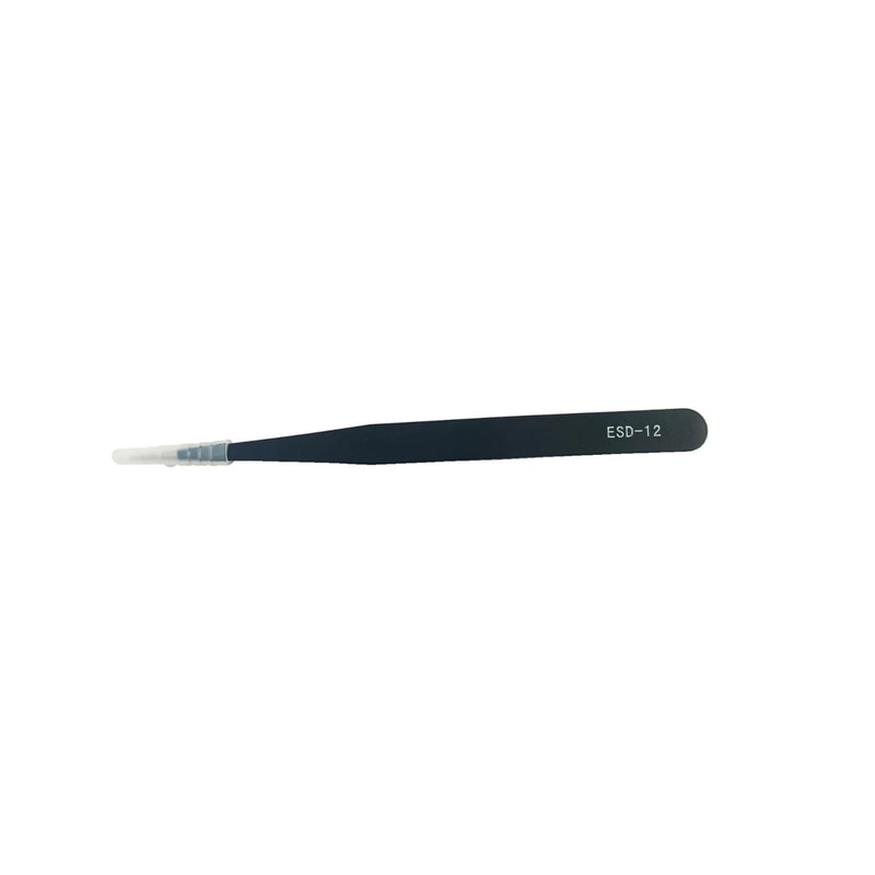 ESD Safe Fine Tip Straight Tweezers Vetus AntiStatic Perfect For Eyelash Extensions And Precision W 3