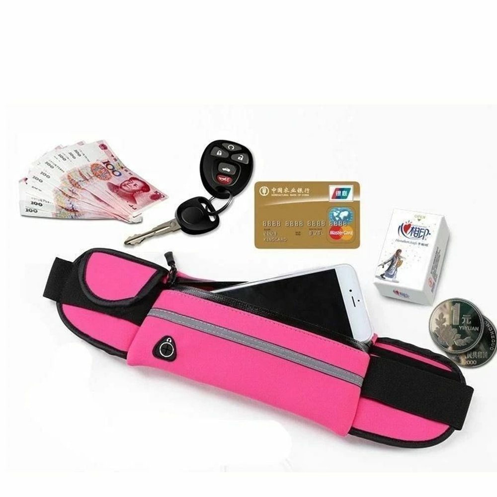 Travel Waist Money Belt Running Bum Bag Fanny Pack Zip Hiking Pouch Wallet For Active Adventures 7