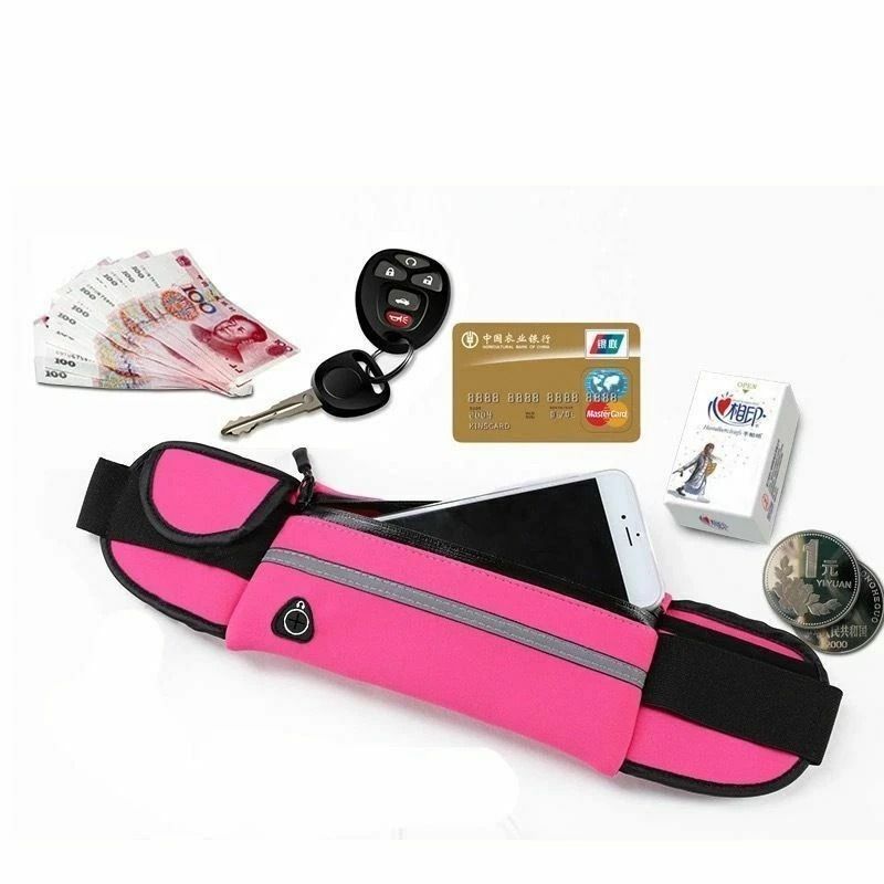 Travel Waist Money Belt Running Bum Bag Fanny Pack Zip Hiking Pouch Wallet For Active Adventures 7