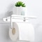 Wall Mounted Toilet Paper Holder With Mobile Phone Storage Shelf Rack For Bathroom Convenient And S 1