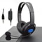 Wired Stereo Bass Surround Gaming Headset For PS4 Xbox One PC NoiseCancelling Mic Perfect For Game 0